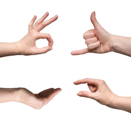 dłoń, gest, tumb, ludzką,  Antonuk - Dreamstime