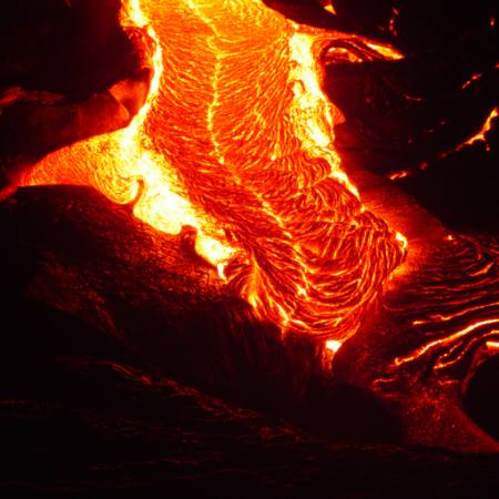 lawa, wulkan, czerwony, gorący, ogień, góry Jason Yoder - Dreamstime