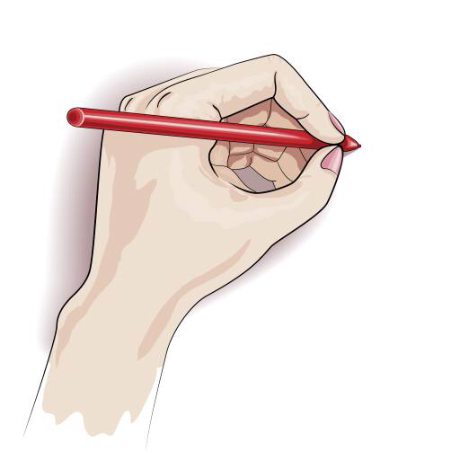 ręcznie, długopis, pisać, palce, ołówek Valiva