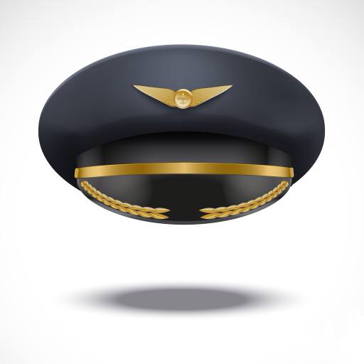 kapelusz, czapka, kapitan, złoty, czarny, cień Viacheslav Baranov (Batareykin)