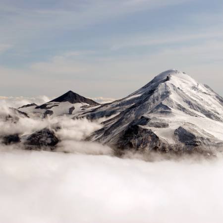 góry, śnieg, mgła, grad Vronska - Dreamstime
