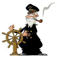 Pixwords Obraz z marynarz, morze, kapitan, koła, rury, dym Dedmazay - Dreamstime
