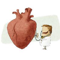 Pixwords Obraz z serca, lekarz, konsultant, czerwony, stetoskop Jrcasas