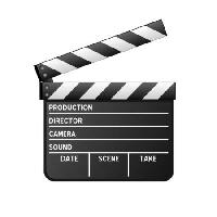 wyżywienie, produkcja, reżyser, kamery, daty, scena, wziąć, czarny, biały Roberto1977 - Dreamstime