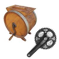 koła, narzędzia, obiekt, uchwyt, korkociąg, drewna Ken Backer - Dreamstime