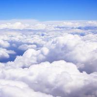 Pixwords Obraz z chmury, nad, Niebo, latać David Davis (Dndavis)