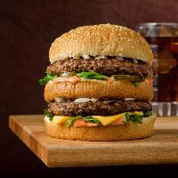 Pixwords Obraz z burger, hamburger, kanapki, jedzenie, jeść Foodio