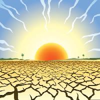 Pixwords Obraz z słońce, gorący, ziemia Roy Mattappallil Thomas - Dreamstime