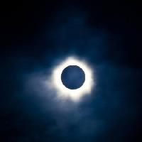 Pixwords Obraz z słońce, księżyc, ciemny, niebo, światło Stephan Pietzko - Dreamstime