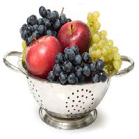 Pixwords Obraz z owoce, jabłka, winogrona, zielony, żółty, czarny Niderlander - Dreamstime