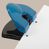 Pixwords Obraz z niebieski, narzędzia, biuro, obiekt, papier, otwór, czarny Burnel1