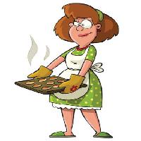 Pixwords Obraz z kucharz, ciasto, mama, matka, gorące Dedmazay - Dreamstime