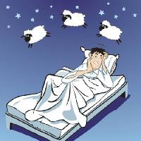 sen, owce, gwiazdy, łóżko, człowiek Norbert Buchholz - Dreamstime
