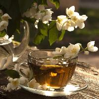 kubek, herbata, kwiat, kwiaty, pić Lilun