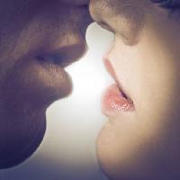 Pocałunek, kobieta, mężczyzna, usta, usta Bowie15 - Dreamstime