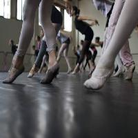 Pixwords Obraz z stopy, tancerz, tancerze, praktyka, kobiety, stopa, podłoga Goodlux