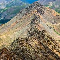 Pixwords Obraz z góry, góry, natura, krajobraz Reese Ferrier (Raferrier)