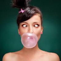 Pixwords Obraz z balonem, kobieta, osoba, guma, bańka, dziewczyna Dreamerve