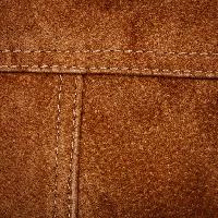 Pixwords Obraz z dżinsy, skórzane, szyte, brązowy Taigis