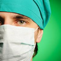 Pixwords Obraz z medic, Maska, zielony, człowiek, oko, kapelusz, lekarz Haveseen - Dreamstime