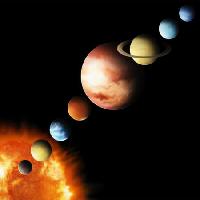 Pixwords Obraz z planety, planety, słońce, słoneczna Aaron Rutten - Dreamstime